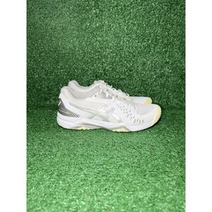 Asics Gel-Challenger Women Size 8.5 Grey Silver Tennis Shoes Pickleball Sneakers